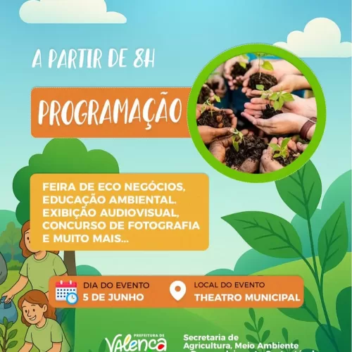 Prefeitura de Valença promove programação especial no Theatro Municipal pelo Dia Mundial do Meio Ambiente