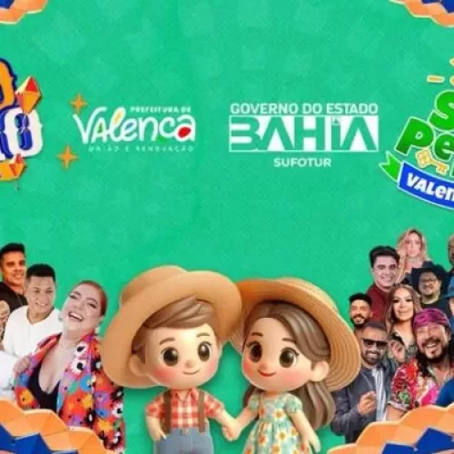 “Valença divulga programação dos festejos juninos 2025 com estrelas da música nacional e intensa agenda cultural”
