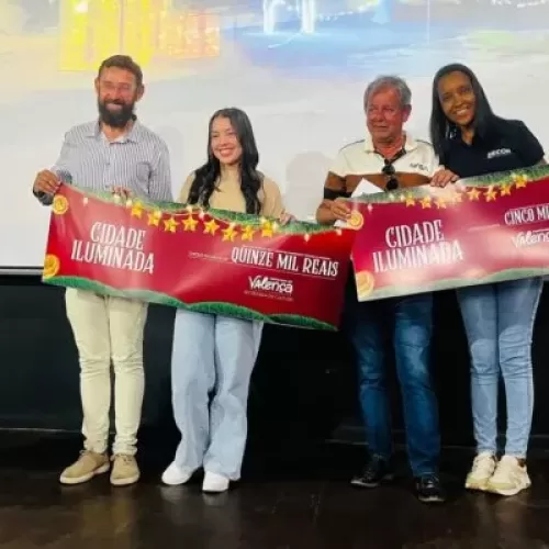 Sorteio público define vencedores do concurso “Cidade Iluminada, Família Premiada” em Valença