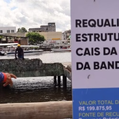 Prefeitura de Valença inicia requalificação estrutural do Cais da Praça da Bandeira