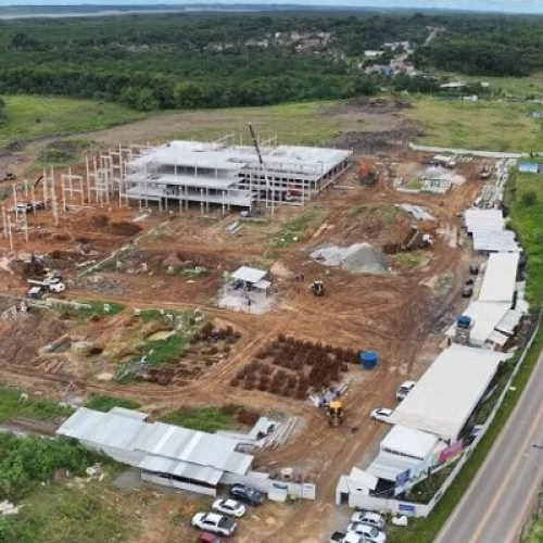 Obras do Hospital e Maternidade Regional da Costa do Dendê avançam em Valença